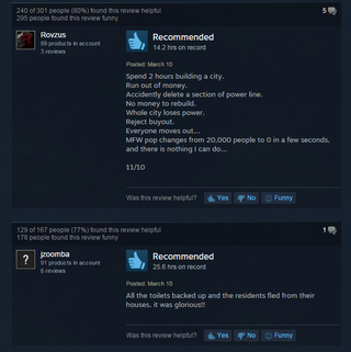 Illustration for article titled Cities: Skylines, As Told By Steam Reviews